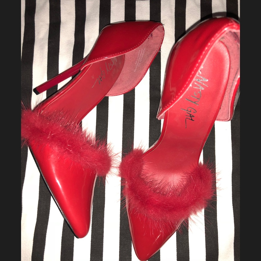 Nasty Gal red heels